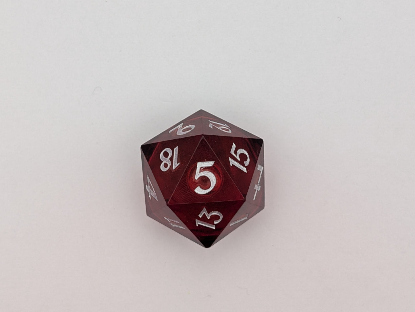 38mm Deep Red Chonk with liquid core